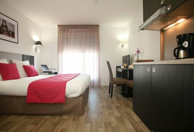 Апартаменты 1 Спальня, Odalys City Paris Levallois