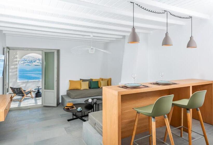 Вилла с 1 спальней и бассейном, Dreambox Mykonos Suites