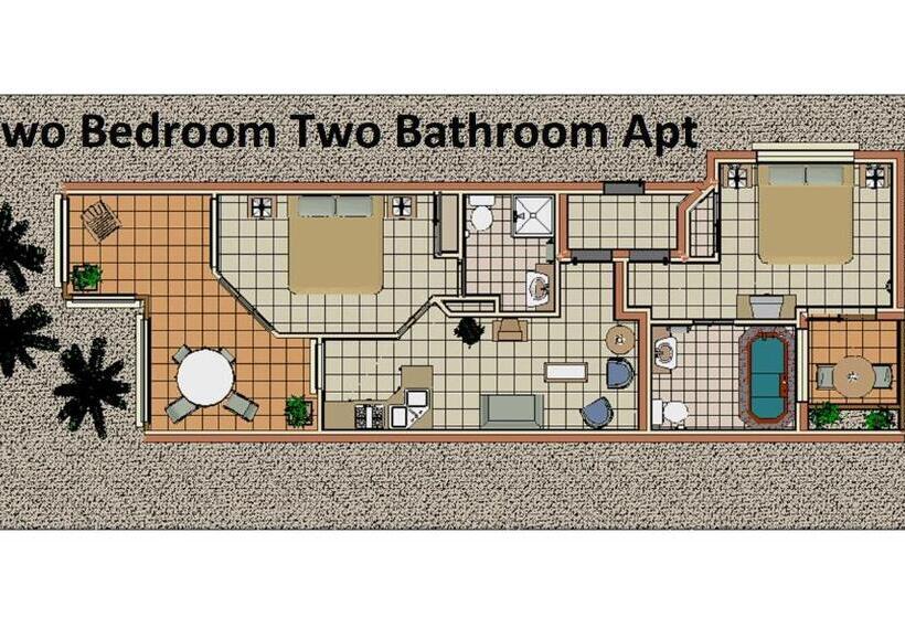 Апартаменты 2 Спальни, The Newport On Macrossan   Adults Only
