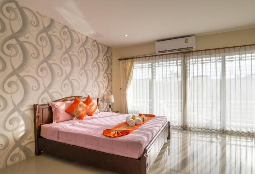 디럭스 룸 킹사이즈 침대, Alisa Krabi Hotel Sha Plus