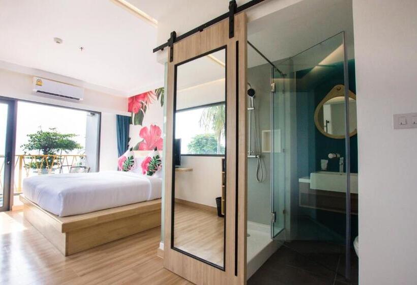 디럭스 룸 바다 전망, Lub D Koh Samui Chaweng Beach   Beachfront & Vibrant Social Vibe