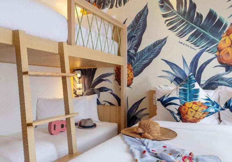 패밀리 룸, Lub D Koh Samui Chaweng Beach   Beachfront & Vibrant Social Vibe