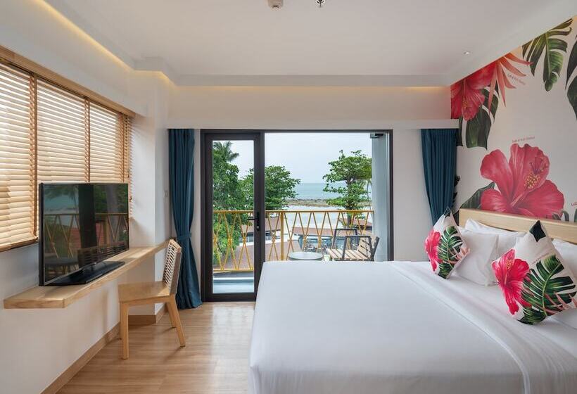 디럭스 룸 바다 전망, Lub D Koh Samui Chaweng Beach   Beachfront & Vibrant Social Vibe