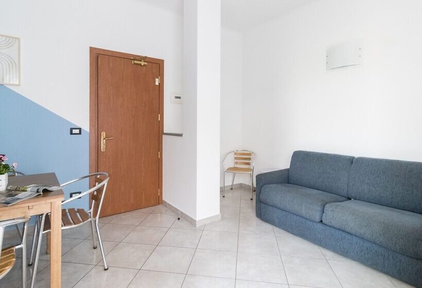 آپارتمان 1 خوابه با چشم‌انداز دریا, Residence Il Poggio