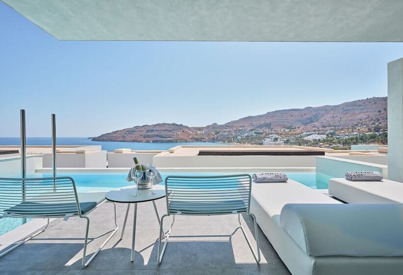 سوییت جونیور لوکس با چشم‌انداز دریا, Lindos Grand Resort & Spa   Adults Only