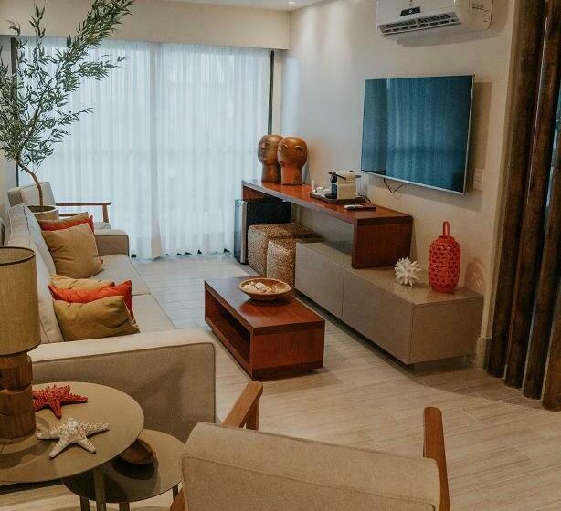 침실 2개 바다 전망 아파트, Samoa Beach Resort