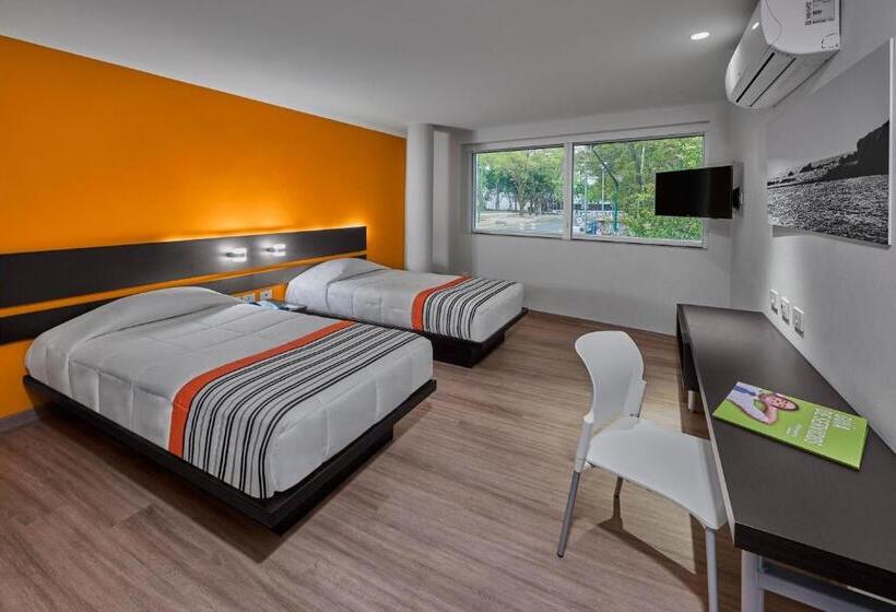 ２ダブルベッドのスタンダードルーム, City Express Junior By Marriott Ciudad De México Sullivan