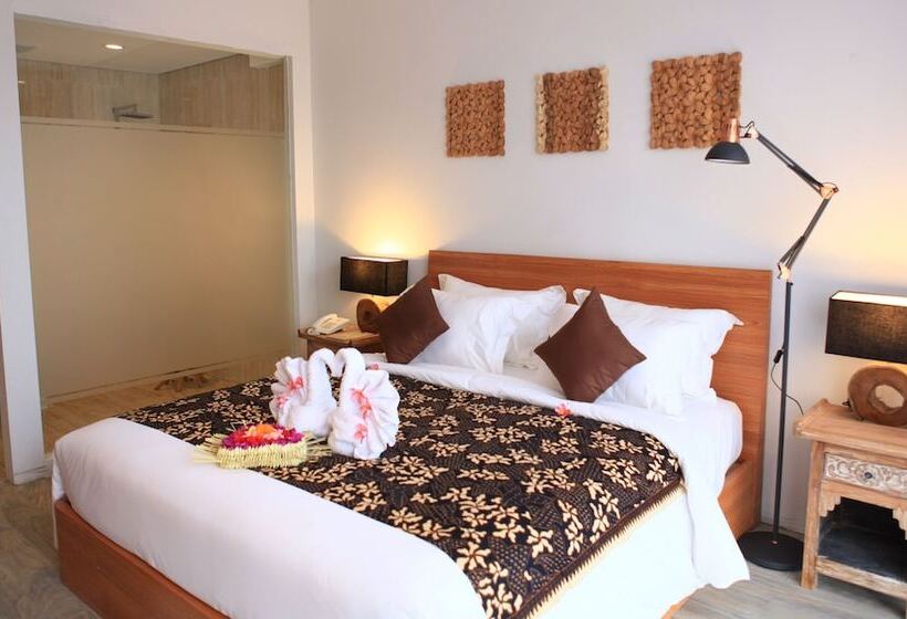 빌라 1 베드룸 - 수영장, Freddies Villas Ubud Bali