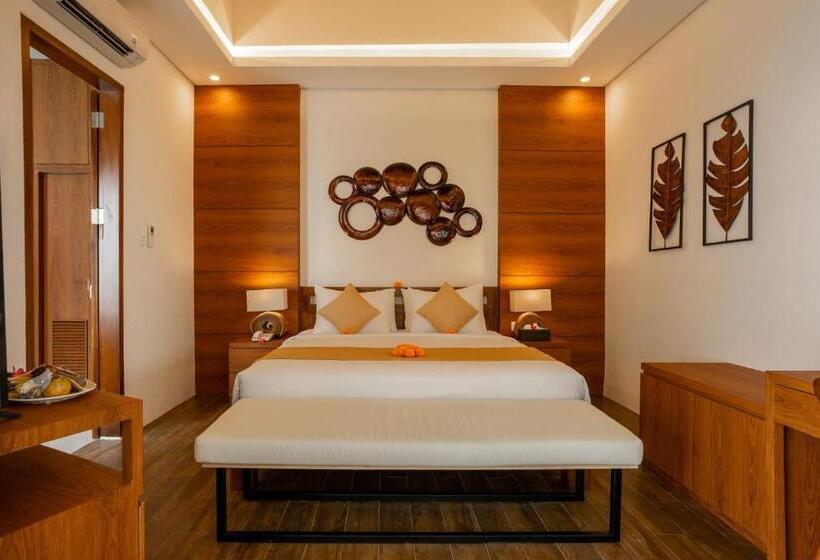 침실 1개 디럭스 빌라, Freddies Villas Ubud Bali
