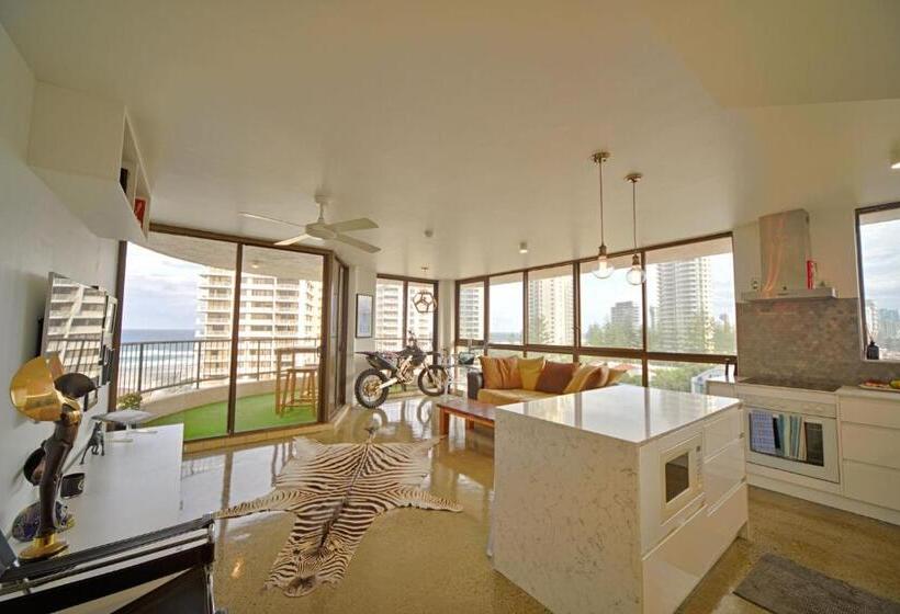 1침실 디럭스 아파트 바다 전망, Warringa Surf Holiday Apartments