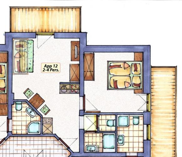 침실 1개 발코니 아파트, Gästehaus Gratz   Inklusive Eintritt In Die Alpentherme