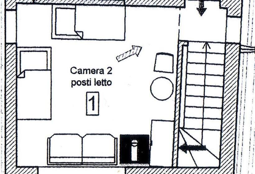 اتاق استاندارد سه نفره, Agriturismo Podere Villa Alessi