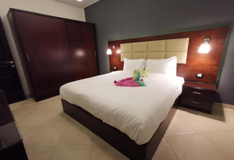 带1个卧室带观景的公寓, Elite Suites Hurghada