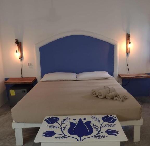 带大床的标准工作室, Mio Tulum Hotel Boutique