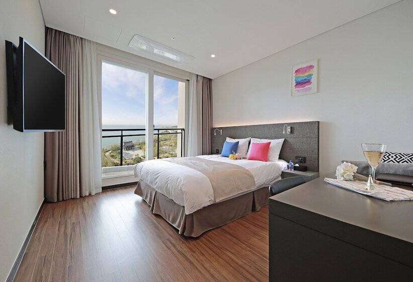 اتاق پرمیوم با چشم‌انداز دریا, Airsky Hotel Incheon