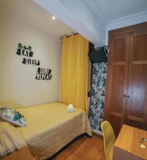 标准单人间共用浴室, Pension Angelines, Sneuu Hostel Santander