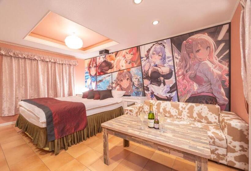 Номер Deluxe Кровать Кинг, ホテル ムービームービー 岐阜