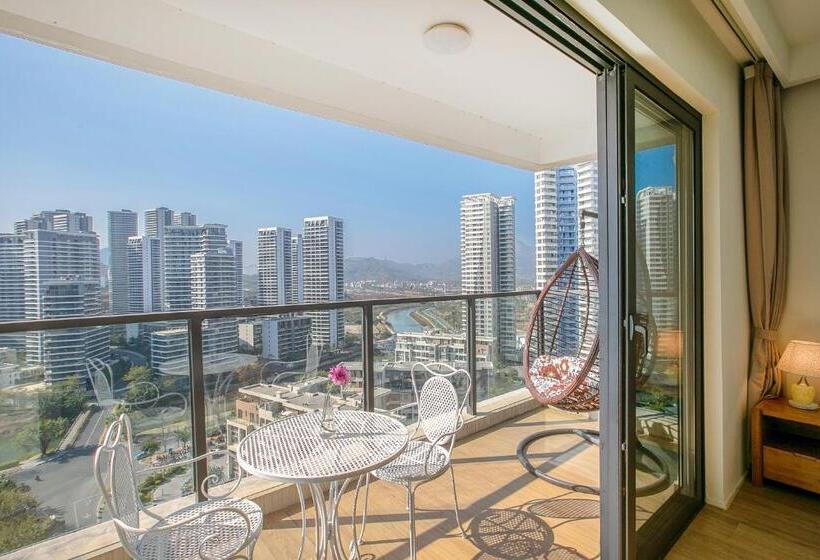 스탠다드 룸 킹사이즈 침대, Huizhou Huayangnian Seaview Guesthouse