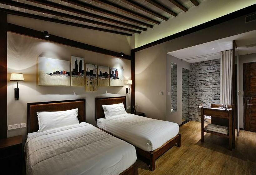 اتاق استاندارد با تراس, Huangshan Shanshuijian Wei Boutique