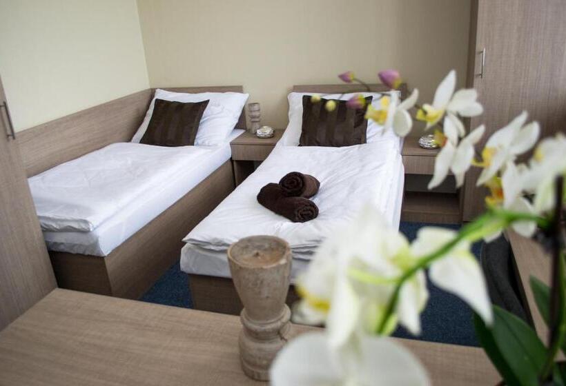اتاق استاندارد سه تخته با سرویس بهداشتی مشترک, Penzion S Wellness Uherské Hradiště