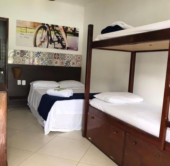 四人标准间, Aquario Pousada Hostel   Night Club
