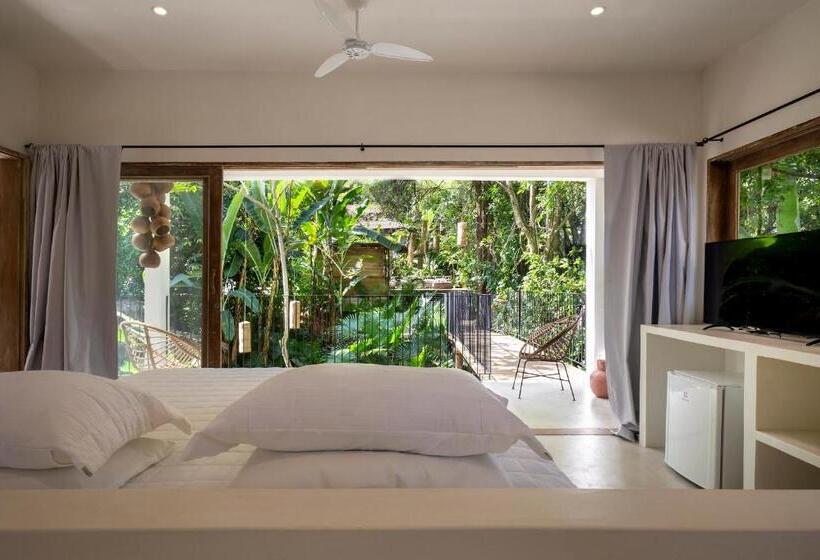 Quarto Deluxe, Pousada Seis E Meia