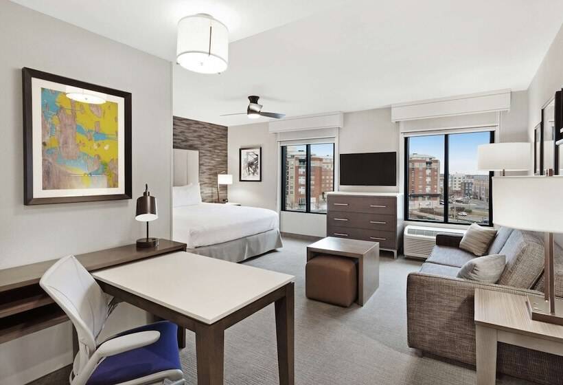 סטודיו סטנדרט מיטה זוגית, Homewood Suites By Hilton Providence Downtown