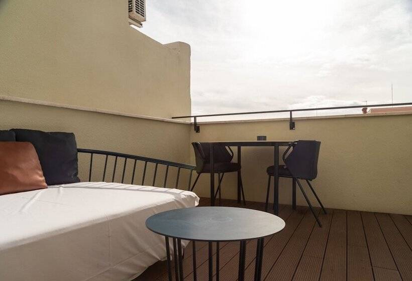 דירת 2 חדרים עם טרסה, Smartrental Collection Gran Via Centric