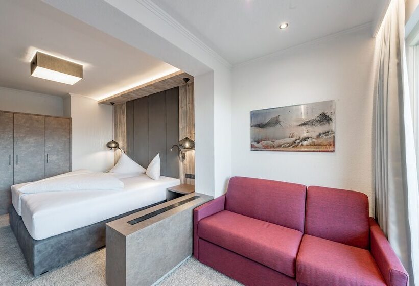 اتاق استاندارد با چشم‌انداز کوهستان, Ski   Golf   Wellness Hotel Riml