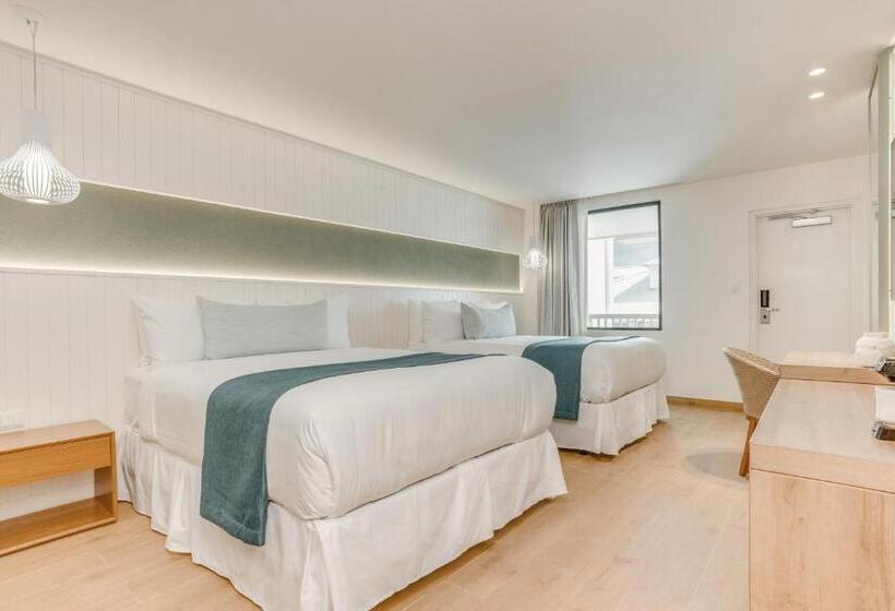 복층 룸 퀸 침대, Fort George Hotel And Spa