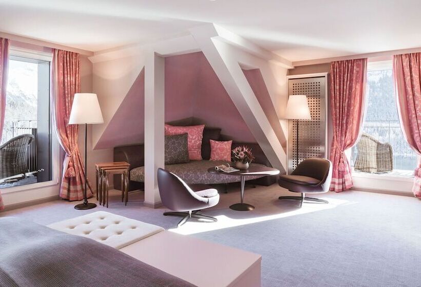 Полулюкс Вид на Озеро, Carlton Hotel St Moritz   The Leading Hotels Of The World
