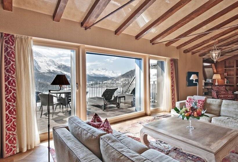 Пентхаус Люкс, Carlton Hotel St Moritz   The Leading Hotels Of The World