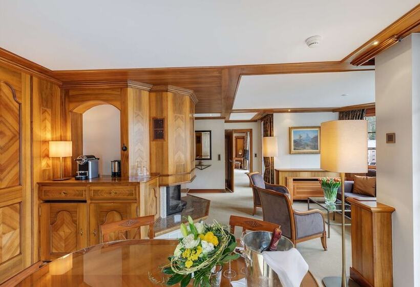 Suíte com Vistas, Grand Hotel Zermatterhof