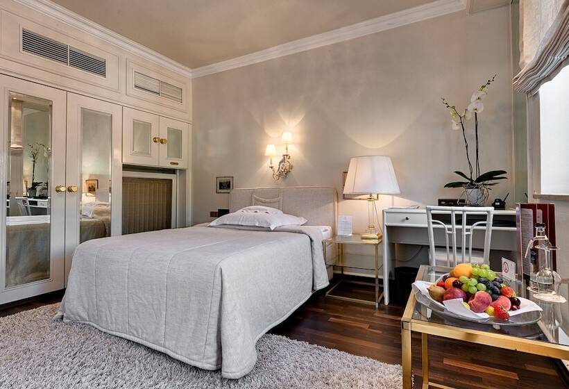 اتاق استاندارد یک نفره, Europäischer Hof Heidelberg, Bestes Hotel Deutschlands In Historischer Architektur