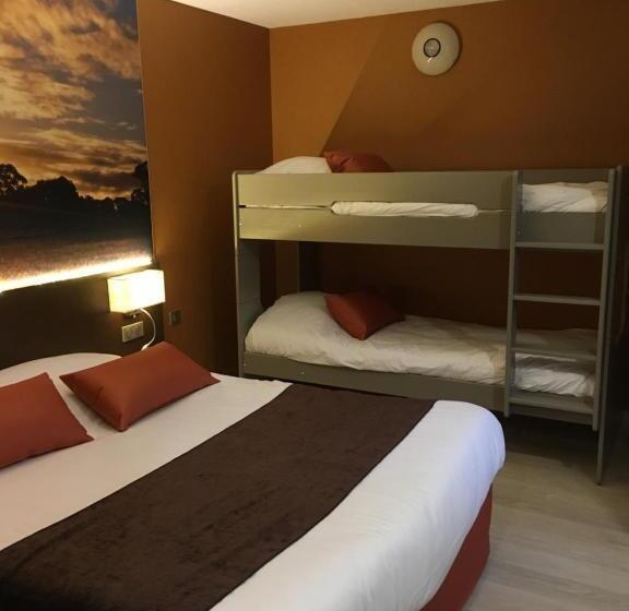 Quarto Triplo Comfort, The Originals City, Hôtel Le Boeuf Rouge, Saintjunien