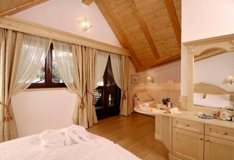 발코니가 있는 4인용 스탠다드 룸, Kristiania Pure Nature Hotel & Spa