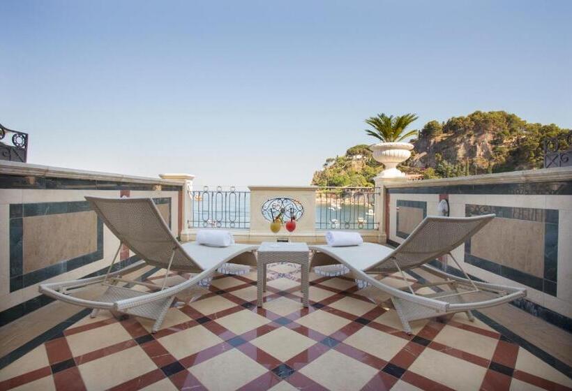 Трехместный Номер Deluxe Вид на Море, Mazzarò Sea Palace   The Leading Hotels Of The World