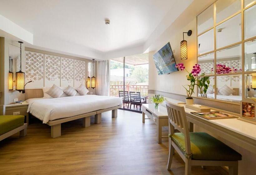 디럭스 룸 가든 전망, Katathani Phuket Beach Resort   Sha Extra Plus