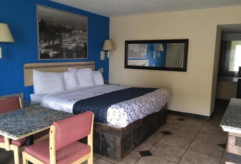 キングサイズベッドのスタンダードルーム, Americas Best Value Inn Beaumont