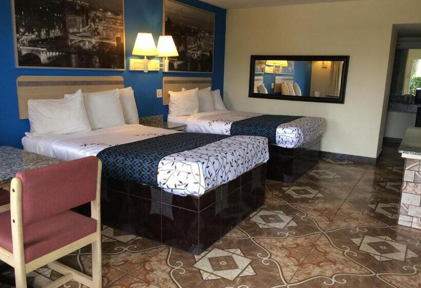 ２ダブルベッドのスタンダードルーム, Americas Best Value Inn Beaumont
