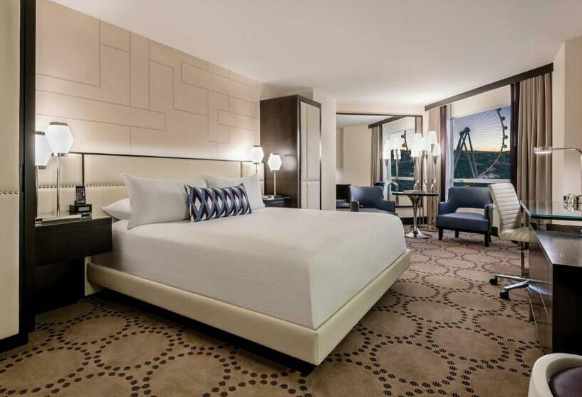 quarto Deluxe Cama King Vista Cidade, Harrah's Hotel and Casino Las Vegas
