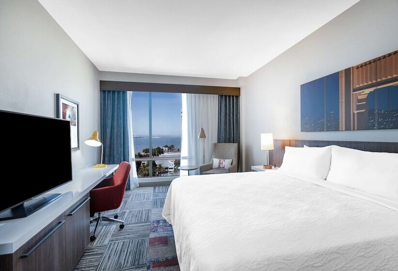 景色の見えるダブルベッドスタンダードルーム, Hilton Garden Inn San Francisco/oakland Bay Bridge
