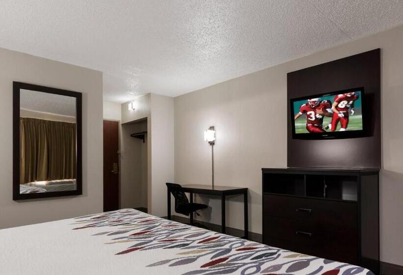 장애인을 위한 킹사이즈 침대 스탠다드 룸, Red Roof Inn Hartford  New Britain