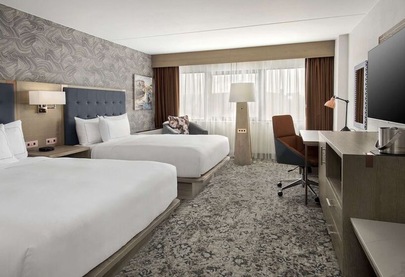 Номер Стандарт 2 Двуспальные Кровати, Doubletree By Hilton Poughkeepsie