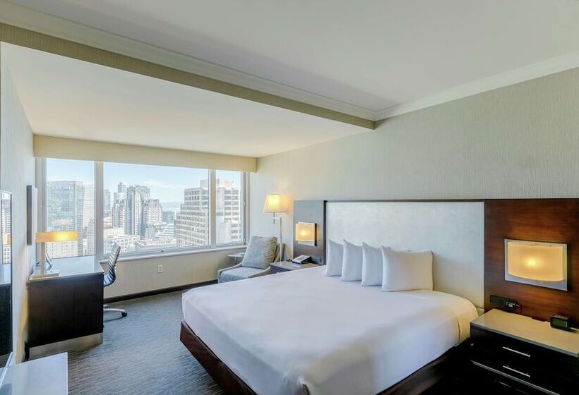 Pokój Typu Standard Łóżko Małżeńskie Przystosowany dla Osób Niepełnosprawnych, Hilton San Francisco Union Square