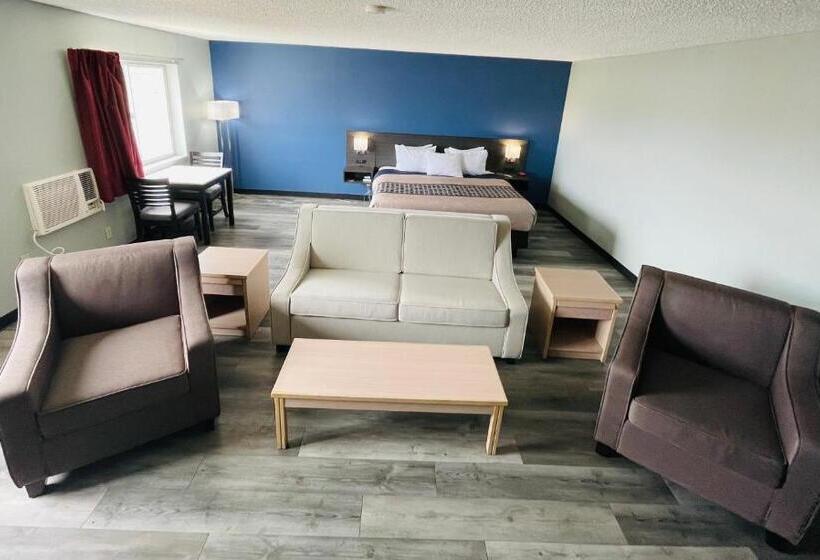 디럭스 스위트 킹 침대, Americas Choice Inn & Suites