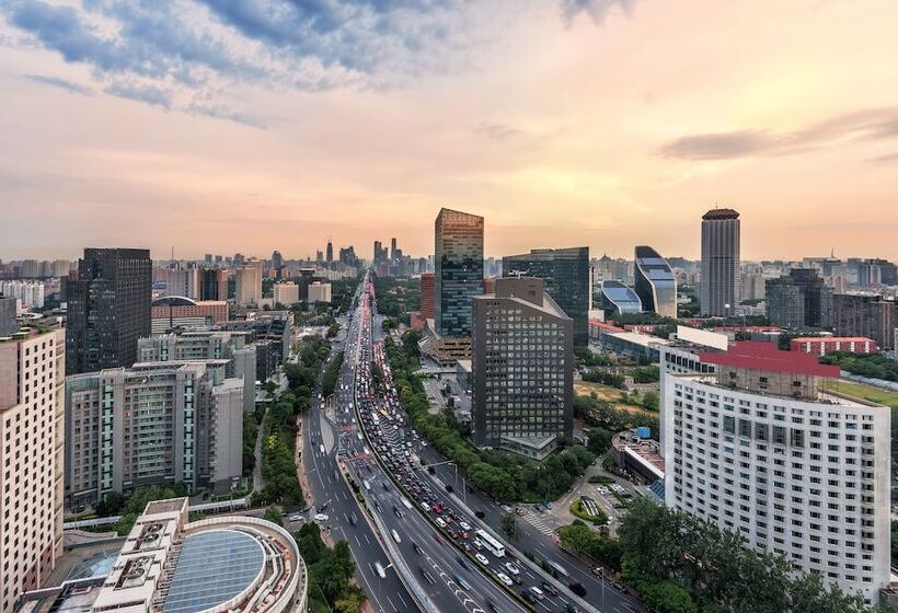 스탠다드 룸 킹사이즈 침대, Hilton Beijing