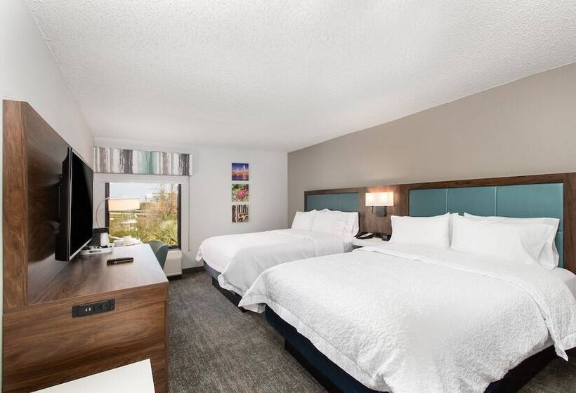 חדר סטנדרט שתי מיטות זוגיות, Hampton Inn Charleston/mount Pleasant Patriots Point