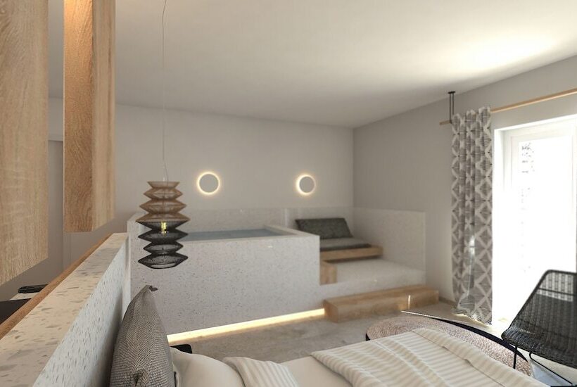Superior Kamer met Uitzicht op Zee, Apiro Mykonos
