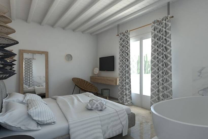 Junior Suite met Uitzicht op Zee, Apiro Mykonos